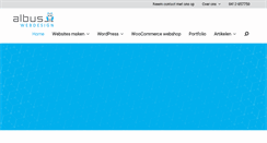 Desktop Screenshot of albuswebdesign.nl
